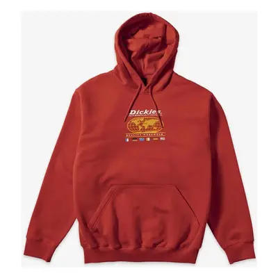 Dickies M jake hayes graphic hoodie Červená