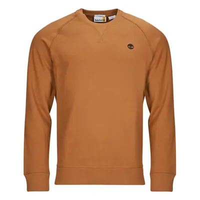 Timberland Exeter River Basic Brushed Back Crew Sweatshirt Regular Hnědá