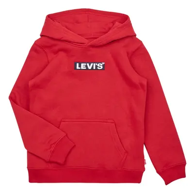 Levis LVN BOXTAB PULLOVER HOODIE Červená