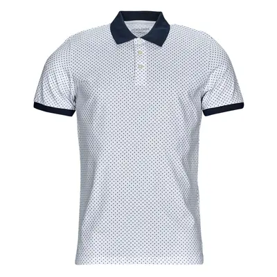 Jack & Jones JJNEW TERAKOTA POLO SS Bílá