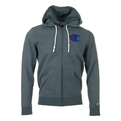 Champion Hooded Full Zip Sweatshirt Šedá