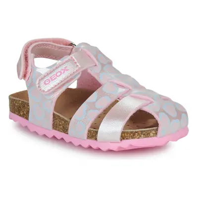 Geox B SANDAL CHALKI GIRL Růžová