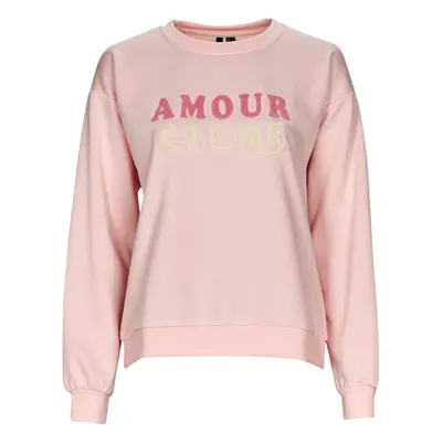 Vero Moda VMROMA LS O-NECK SWEAT LCS Růžová