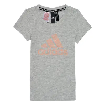 adidas JG A MHE TEE Šedá