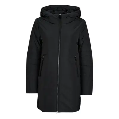 Geox W MYRIA LONG COAT Černá