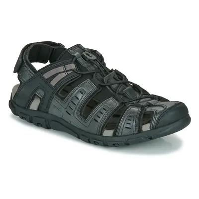 Geox UOMO SANDAL STRADA Černá