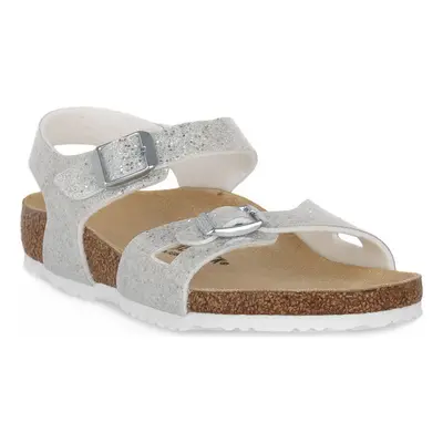 Birkenstock RIO COSMIC SPARKLE WHITE CAL S Bílá