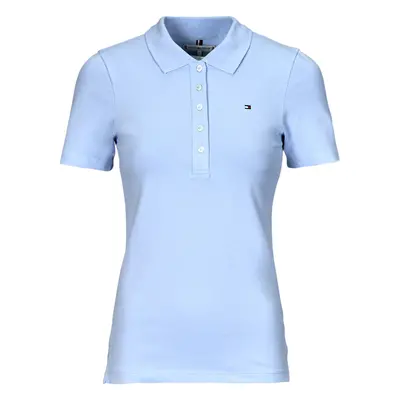 Tommy Hilfiger 1985 SLIM PIQUE POLO SS Modrá