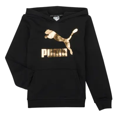 Puma CLASSICS LOGO HOODIE Černá