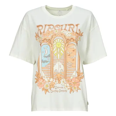 Rip Curl TROPICAL TOUR HERTIAGE TEE Béžová