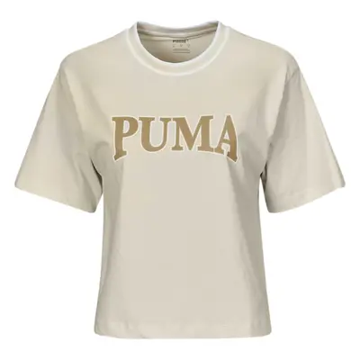 Puma PUMA SQUAD GRAPHIC TEE Béžová