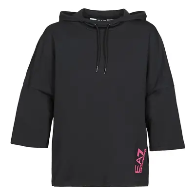 Emporio Armani EA7 TRAIN GRAPHIC SERIES W HOODIE CN GRAPHIC INSERT Černá