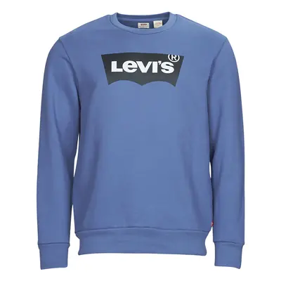 Levis STANDARD GRAPHIC CREW Modrá