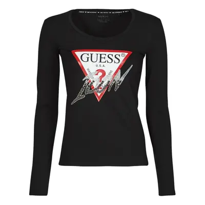 Guess LS CN ICON TEE Černá