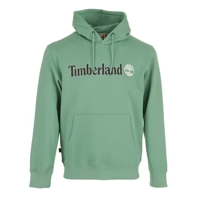 Timberland Linear Logo Hoodie Zelená