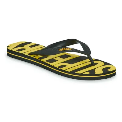 Superdry VINTAGE VEGAN FLIP FLOP Černá