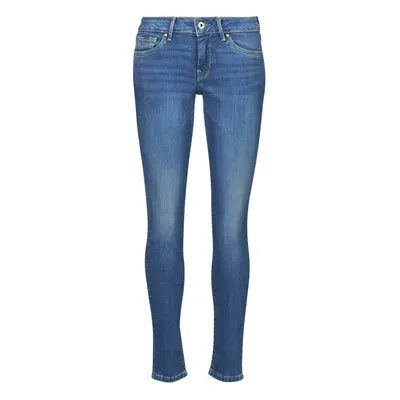 Pepe jeans SKINNY JEANS LW Modrá