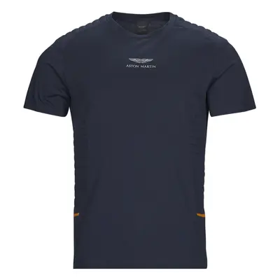 Hackett ASTON MARTIN BY HACKETT AMR MOTO TEE Tmavě modrá