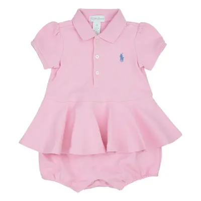 Polo Ralph Lauren SS PEPLUM BU-ONE PIECE-SHORTALL Růžová