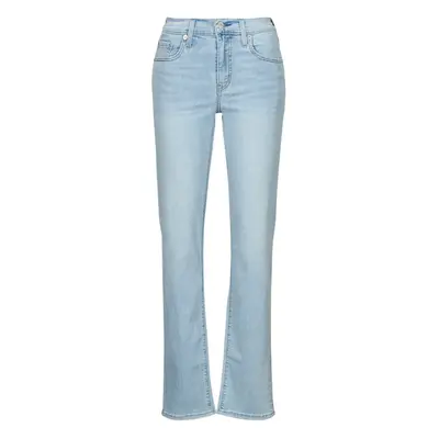 Levis 724 HIGH RISE STRAIGHT Lightweight Modrá