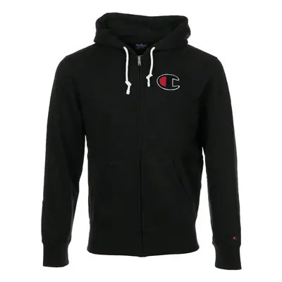 Champion Hooded Full Zip Sweatshirt Černá