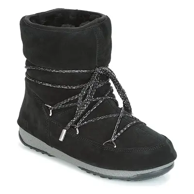 Moon Boot LOW SUEDE WP Černá