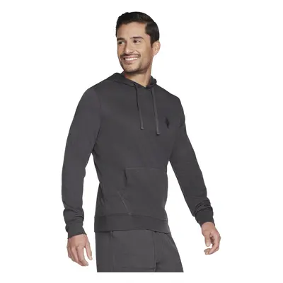 Skechers Go Knite Pique Pullover Hoodie Šedá