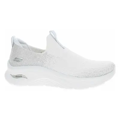 Skechers Relaxed Fit: Arch Fit D'Lux - Glimmer Dust white Bílá