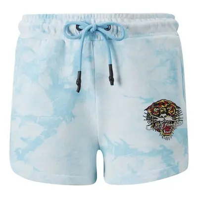 Ed Hardy Los tigre runner short turquesa Modrá