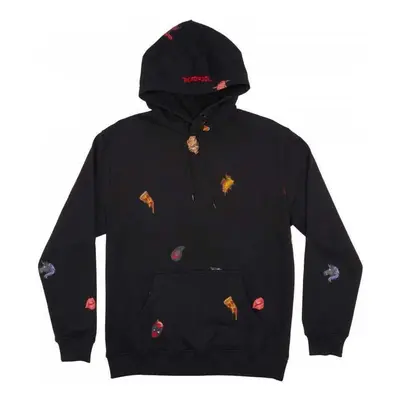 DC Shoes Dp all over hoodie Černá