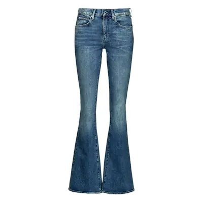 G-Star Raw 3301 flare Modrá