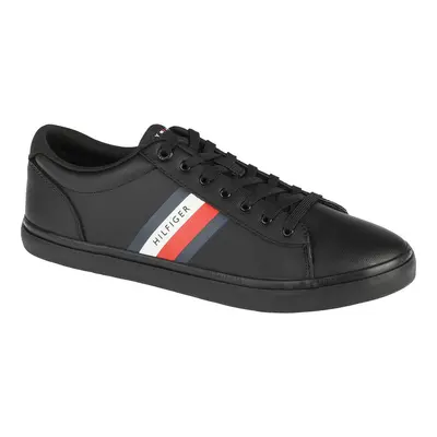 Tommy Hilfiger Essential Leather Vulc Stripes Černá