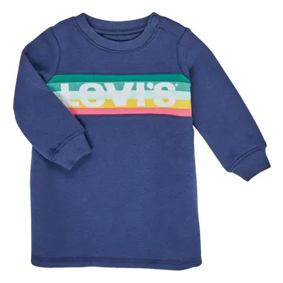 Levis SWEATSHIRT DRESS Modrá