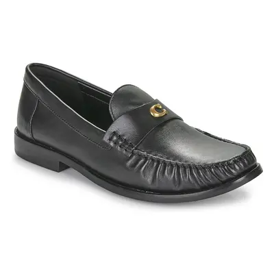 Coach JOLENE LTHR LOAFER Černá