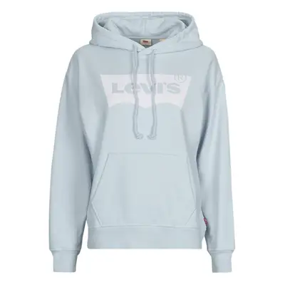 Levis GRAPHIC STANDARD HOODIE Modrá