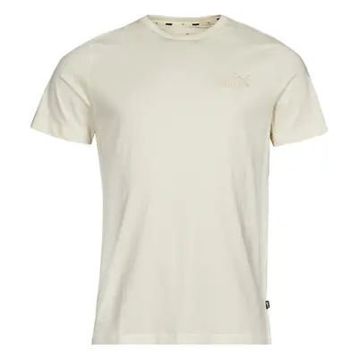 Puma ESS+ EMBROIDERY LOGO TEE Béžová