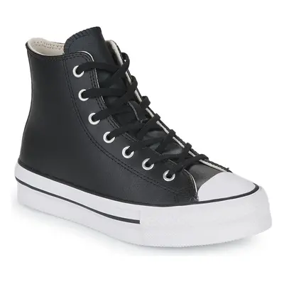 Converse Chuck Taylor All Star Eva Lift Leather Foundation Hi Černá