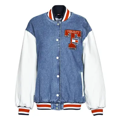 Tommy Jeans DENIM LETTERMAN JACKET DF7018 ruznobarevne