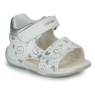 Geox B SANDAL TAPUZ GIRL Bílá