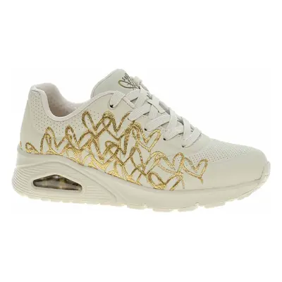 Skechers JGoldcrown: Uno - Golden Heart natural-gold Béžová