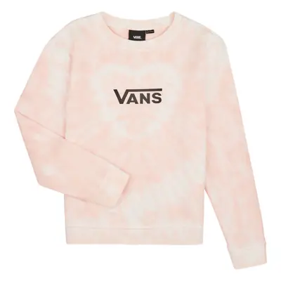 Vans TIE-DYE HEART CREW Bílá