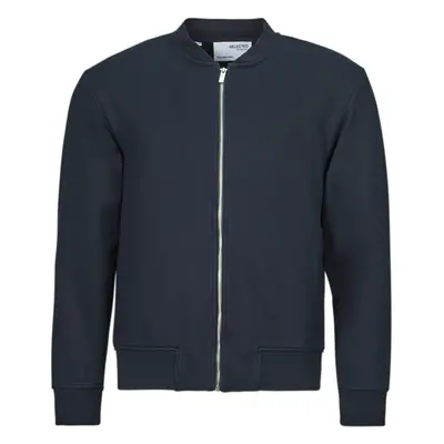 Selected SLHMACK SWEAT BOMBER Tmavě modrá