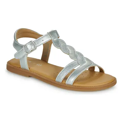 Geox J SANDAL KARLY GIRL Stříbrná