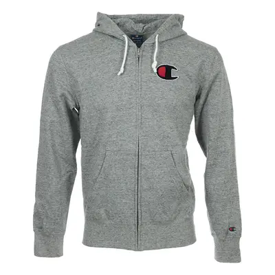 Champion Hooded Full Zip Sweatshirt Šedá