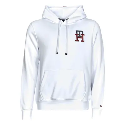 Tommy Hilfiger ESSENTIAL MONOGRAM HOODY Bílá