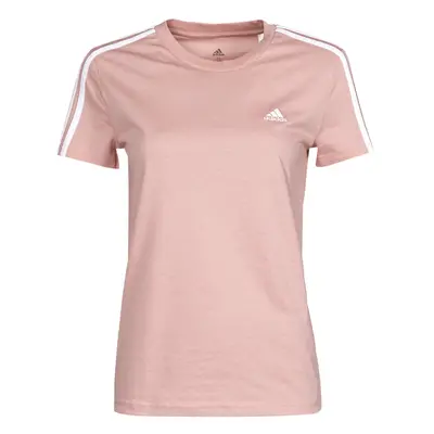 adidas 3 Stripes T-SHIRT Růžová