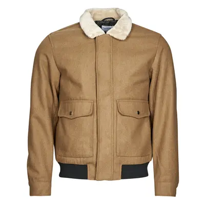 Jack & Jones JJTOM WOOL BOMBER Hnědá