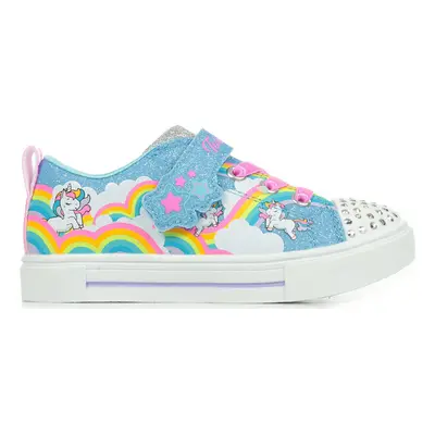 Skechers S Lights Twinkle Sparks Jumpin' Clouds Modrá