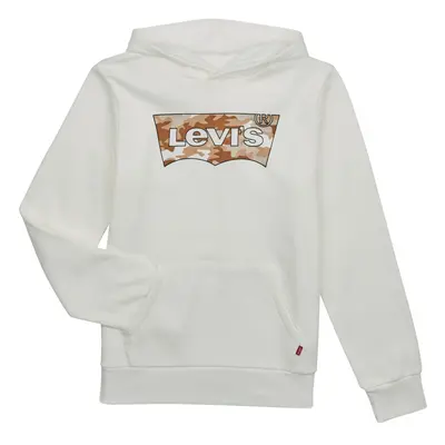 Levis BATWING PRINT HOODIE Bílá