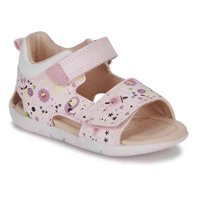 Geox B SANDAL TAPUZ GIRL Růžová